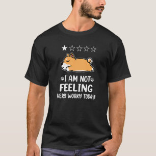 Shiba Inu Hondenslaap Ik voel me niet grappig Pupp T-shirt
