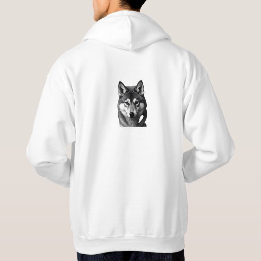 Shiba Inu Hoodie – Dual Image Front & Back (Achterkant)