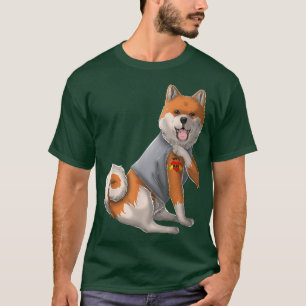 Shiba Inu I Love Mom Tattoo Dog Funny Mother's Da T-shirt