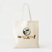 Shiba Inu: Ik ben geen Fox Canvas tas (Voorkant)