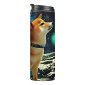Shiba Inu in de ruimte Thermosbeker (Geroteerd rechts)