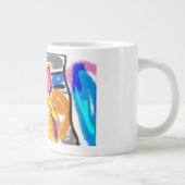 Shiba Inu in de stad Grote Koffiekop (Rechts)