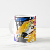 Shiba Inu in de stad Koffiemok (Voorkant links)