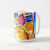 Shiba Inu in de stad Koffiemok (Voorkant rechts)