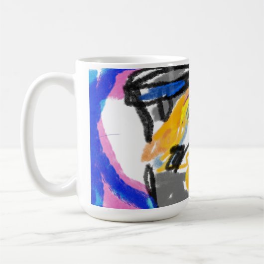 Shiba Inu in de stad Koffiemok (Links)