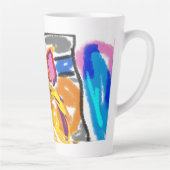 Shiba Inu in de stad Latte Mok (Rechts)