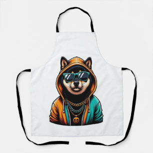 Shiba Inu in Streetwear-trui Schort
