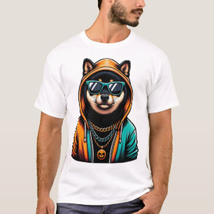 Shiba Inu in Streetwear-trui T-shirt
