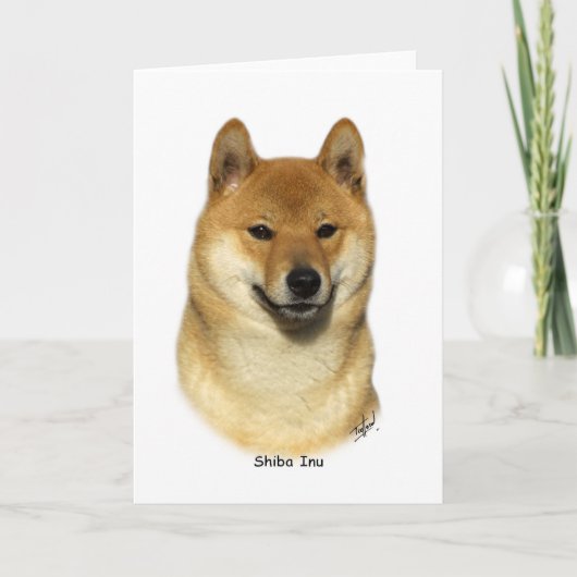 Shiba Inu Kaart (Voorkant)