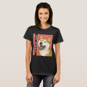 Shiba Inu Kanji Japans shirt 柴 犬 日 語 (Voorkant volledig)