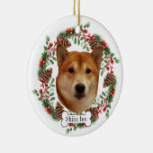 shiba inu keramisch ornament (Rechts)