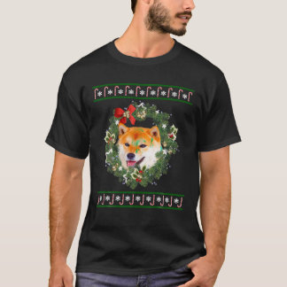 Shiba Inu Kerstboom Hond Santa Xmas T-shirt Pyjama