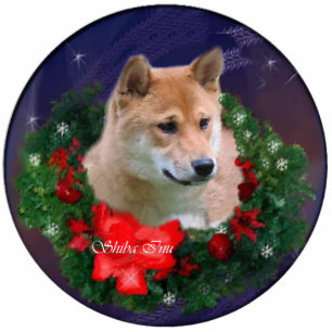 Shiba Inu kerstcadeaus Ornament Fotobeeldje Ornament