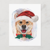 Shiba Inu kerstcadeaus voor honden Feestdagenkaart (Voorkant)