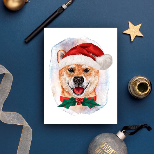 Shiba Inu kerstcadeaus voor honden Feestdagenkaart
