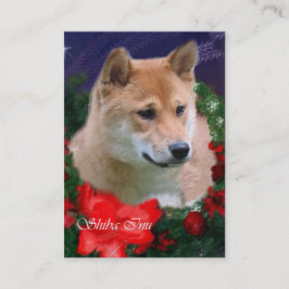 Shiba Inu kerstcadeautjes Kortingskaartje