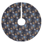 Shiba Inu Kerstfeest Seizoen Kerstboom Rok (Voorkant)