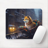 Shiba Inu Kerstfeest Seizoen Muismat (Met muis)