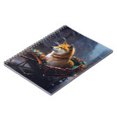 Shiba Inu Kerstfeest Seizoen Notitieboek (Linkerzijde)