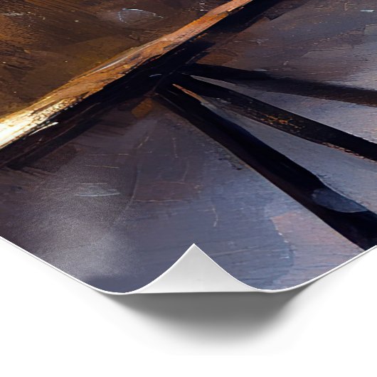 Shiba Inu Kerstfeest Seizoen Perfect Poster (Hoek)