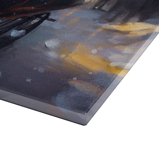 Shiba Inu Kerstfeest Seizoen Snijplank (Hoek)