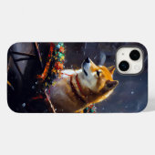 Shiba Inu Kerstfeestijd Case-Mate iPhone Case (Achterkant (horizontaal))