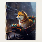 Shiba Inu Kerstfeestijd Planner (Voorkant)