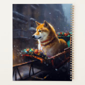 Shiba Inu Kerstfeestijd Planner (Achterkant)