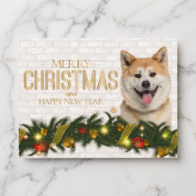 Shiba Inu Kerstkaart