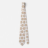 Shiba Inu Kerstkrans feestelijke pup Stropdas (Voorkant)