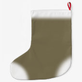 Shiba Inu kerststop Aangepaste hond stoppen Grote Kerstsok (Achterkant)