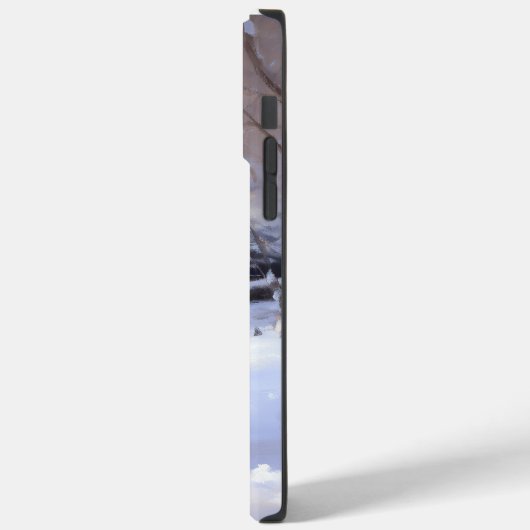 Shiba Inu Laat Het Sneeuw Kerstmis Case-Mate iPhone Case (Achterkant / Links)