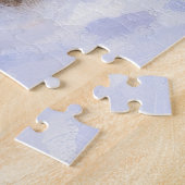 Shiba Inu Laat Het Sneeuw Kerstmis Legpuzzel (Zijkant)