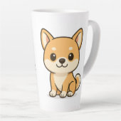 Shiba Inu Latte Mok (Rechterhoek)