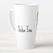 Shiba Inu Latte Mok (Linkerhoek)