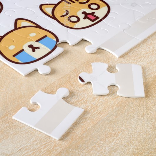 Shiba inu. legpuzzel (Zijkant)