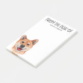 Shiba Inu liefhebber Post-it® Notes (Schuin)