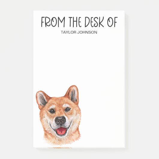 Shiba Inu liefhebber Post-it® Notes (Voorkant)
