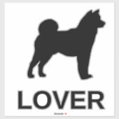 Shiba Inu-liefhebber Sticker (Vel)