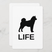 Shiba Inu Life Kaart (Voorkant / Achterkant)