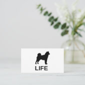 Shiba Inu Life Visitekaartje (Staand voorkant)
