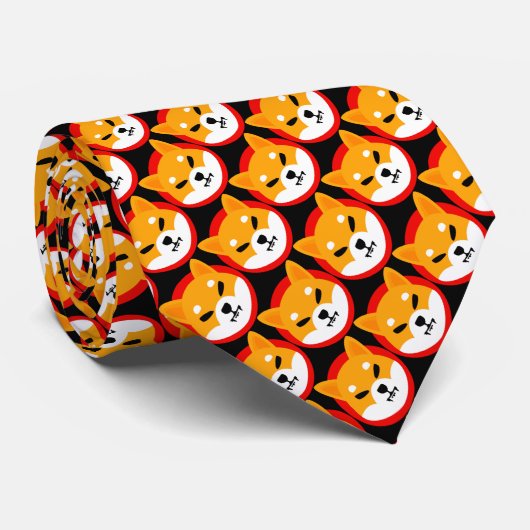 Shiba Inu Logo - Stropdas (Opgerold)