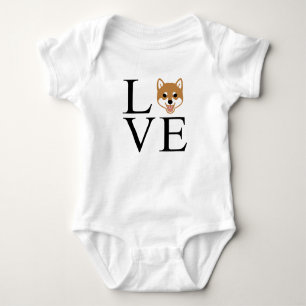 Shiba Inu Love Romper