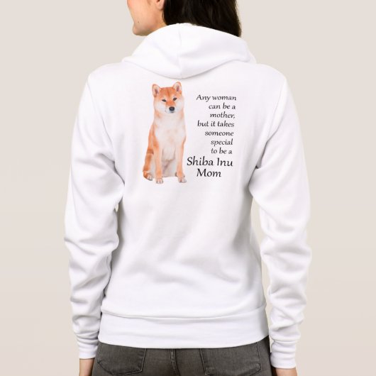 Shiba Inu Ma Hoodie (Achterkant)