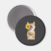 Shiba Inu   Magneet (Voorkant / Achterkant)