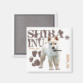 Shiba Inu Magneet (Voorkant / Achterkant)