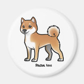 shiba inu magneet (Voorkant)
