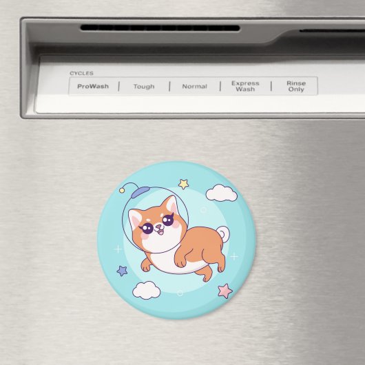 Shiba Inu Magnet (Insitu (Vaatwasser))