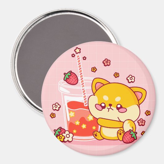 Shiba Inu Magnet (Voorkant / Achterkant)