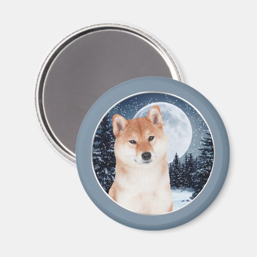 Shiba Inu Magnet (Voorkant / Achterkant)